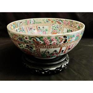 Chinese Ceramic Bowl - 20th Century - Diameter 35 Cm