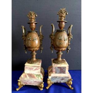 Pair Of Vases - 19th