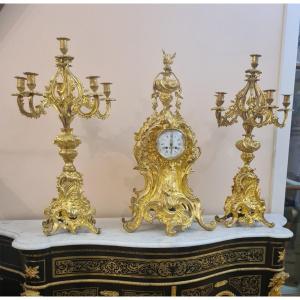 Gilt Bronze Louis XV Style Fittings, Circa 1900
