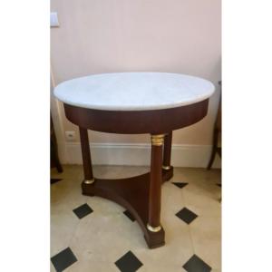 Mahogany Side Table, Empire Period, Circa 1810