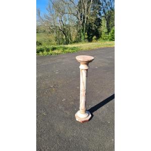 Marble Pedestal Or Column, 19th Century, Good Condition