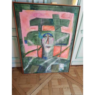 Mixed Media On Canvas, Norman Laliberte (1925 -...)