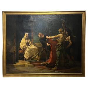 E. - E. Lemenorel, The Murderers Of Sigebrand Show Bathilde (...), 1879