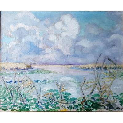 René Yves Creston Oil Dated 1923