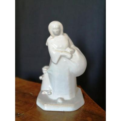 Annie Mouroux, Woman With Child, Manufacture De Sèvres 1929