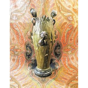 Large Bronze Vase - Art Nouveau Sculpture - France Early 20th Century - 1900