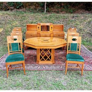 Dining Room Furniture - Table - Sideboard - Chairs - Art-deco Style Furniture - 1930