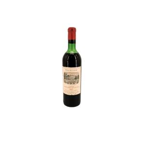 Bottle Of Red Wine Château Duhart-milon-rothschild Grand Cru Classé Collection 1967 Curiosity