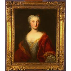  Portrait Of Polyxène From Hesse-rheinfels-rotenburg, Northern Italian School, Circa 1730.