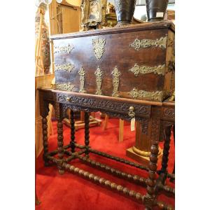 Spanish Travel Cabinet Called Bargueno