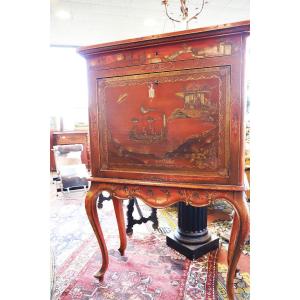 French Chinese Lacquer Cabinet