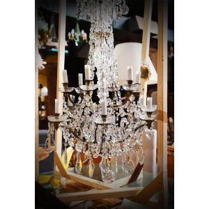Pair Of Crystal Chandeliers