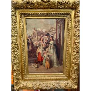 Painting Street Scene Of Vernon De Beauvoir Ward