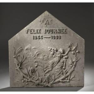 Carved Stone Stele - 19th Century 