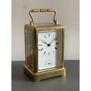 Travel Clock Circa 1840 With "one-piece Case" Alarm