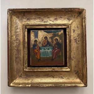Russian Icon - The Holy Trinity - 18th Century