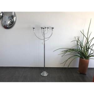 Design Floor Lamp By Max Bill For Temde Leuchten 1970 (swiss German Work)