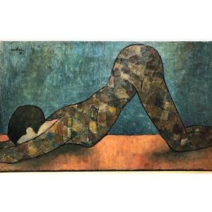 Oil On Canvas Anton Sailer (1903-1987) Art Deco 1930