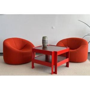 Designer Coffee Table By Sergio Asti For Poltronova Italy Circa 1960 (sottsass-arteluce-knoll..)