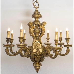 Important Mazarin Chandelier Attributed To...