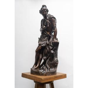 Cast Iron Sculpture From The “jj Ducel” Foundry