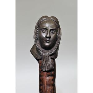 19th Century Datable Double Defense Gadget Cane