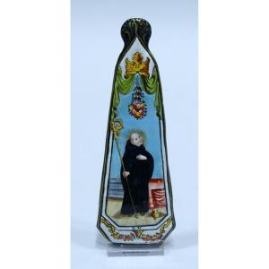 Limoges Enamel Tobacco Rasp Made At The End Of The 17th Century