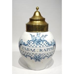 Delft Tobacco Jar Made Circa 1750