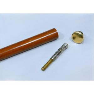 Flower Decorated Cigar Drill System Cane