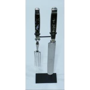 Table Cutlery Made In Belgium Between 1865 And 1870.