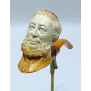 Meerschaum Pipe Representing U.s. President Grant