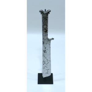 Steel Hunting Knife/trenching Knife Dating From The First Half Of The 17th Century