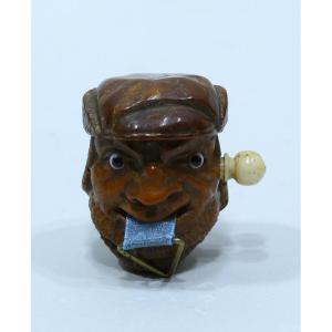 Wooden Tape Measure Dispenser Dating From The 19th Century