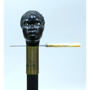 Amusing Cane Dating From The Late 19th Century