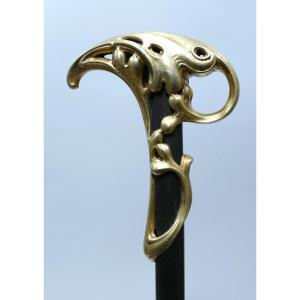 Art Nouveau Collection Cane Made By Georges Le Turcq And Bréant & Coulbaux.