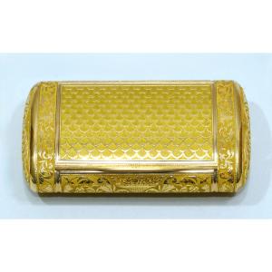 Oval Gold Box Dating From 1819 To 1838