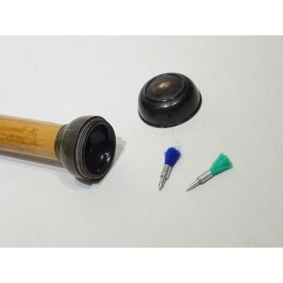 Antique Cane With A Blowgun System.