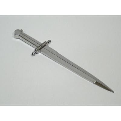 Impressive Dividers In Polished Steel, Art Deco Period