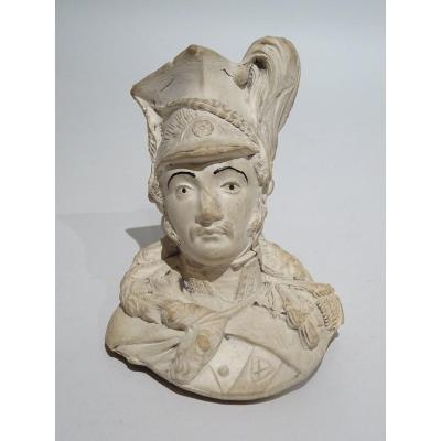 Clay Pipe Representing General Poniatowski