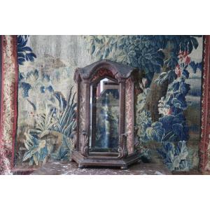 Showcase In Lacquered Wood, Italian Work, Eighteenth Century.