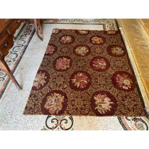 Aubusson Carpet From The Charles X Period, Circa 1825.
