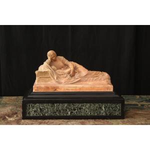Terracotta Allegory Of The Maternal Figure, 19th Century