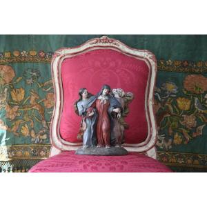 Group Of Women, Terracotta, Italy 18th Century
