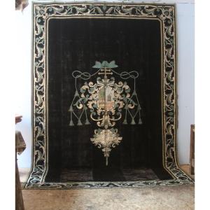 Hanging With The Arms Of Francisco Valero Y Losa, 18th-19th Century