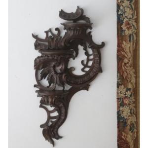 Louis XV Rococo Style Oak Wall Light
