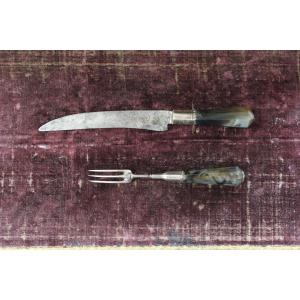  Cutlery (knife + Fork) Late 17th Century
