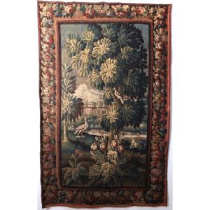  Door Tapestry Verdure Aubusson, 18th Century