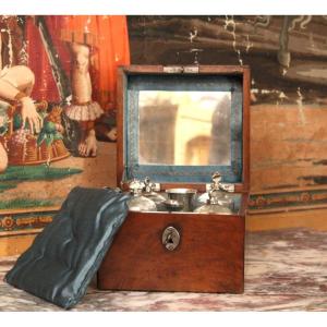 Solid Walnut Perfume Box, 18th Century