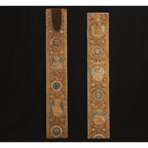  Pair Of Orphres, 16th Century