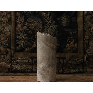 Fragment Of A White Marble Column.